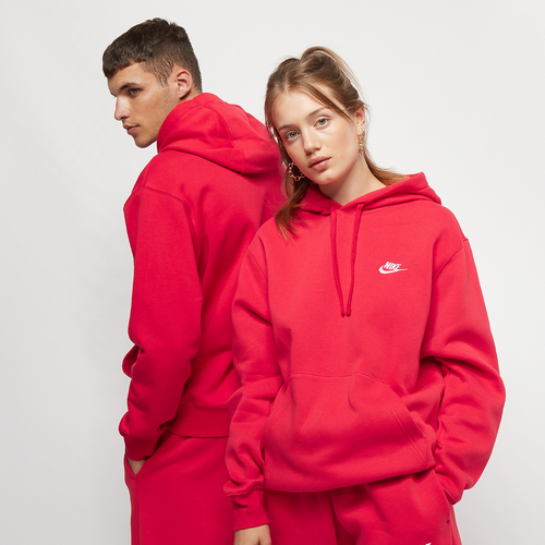 Sportswear Club Fleece Hoodie, , Apparel, university red/university red/white, taille: M - Nike - Modalova
