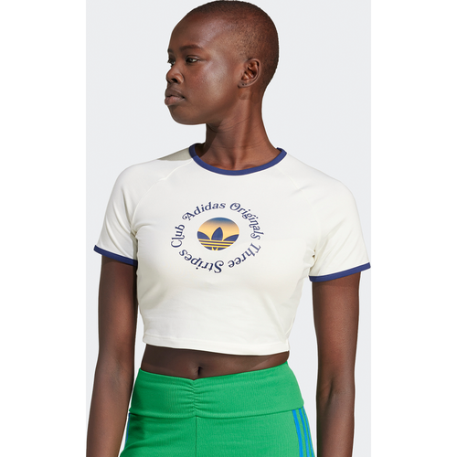 T-Shirt Graphic Crop Summer Glow, , Apparel, off white, taille: XS - adidas Originals - Modalova