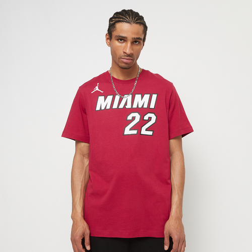 NBA Miami Essential Statement Name & Number Tee, , Apparel, tough red/butler jimmy, taille: S - Nike - Modalova