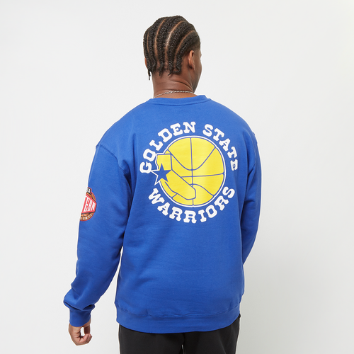 NBA There And Back Fleece Crew Golden State Warriors, , Apparel, royal, taille: S - Mitchell & Ness - Modalova