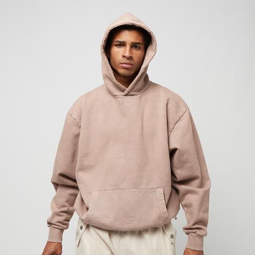 Small Signature OS Heavy Sweat Washed Hoodie, , Apparel, sand, taille: S - Karl Kani - Modalova