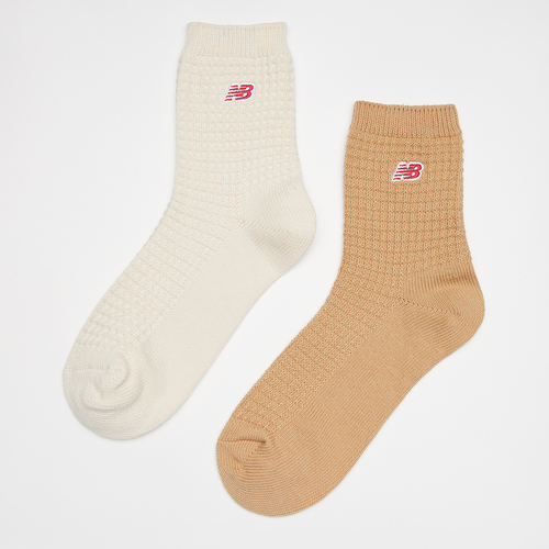 Waffle Knit Ankle Socks (2 Pack), , Accessoires, , brown, taille: 43-46 - New Balance - Modalova