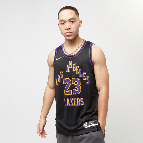 NBA LA Lakers MNK Dri-Fit Swingman Jersey CE 23, , Apparel, black/james lebron, taille: S - Nike - Modalova