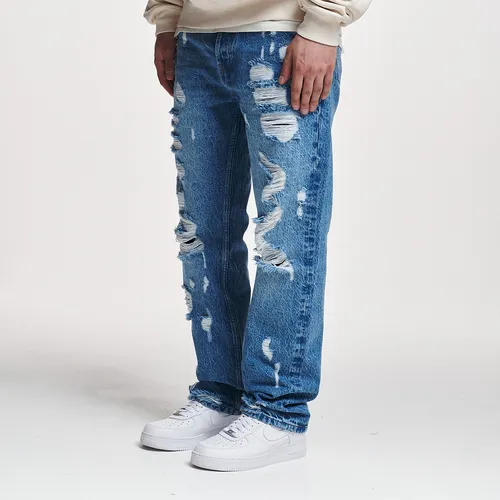 Firio Destroyed Straight Jeans, , Apparel, blue, taille: 28 - 2Y Studios - Modalova
