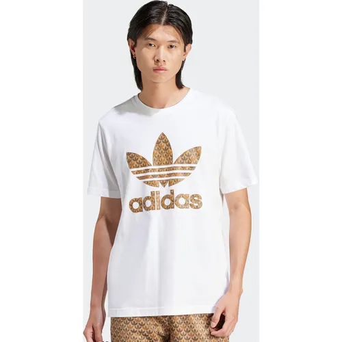 T-Shirt Monogram, , Apparel, white/earth strata, taille: M - adidas Originals - Modalova