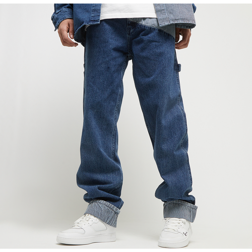 OG Stripe Block Denim Baggy Workwear Pants, , Apparel, blue/white, taille: 32 - Karl Kani - Modalova