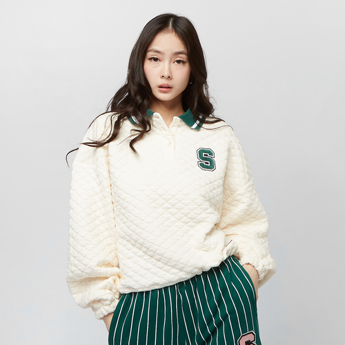 College Letter Cropped Rugby Sweat Shirt - SNIPES - Modalova