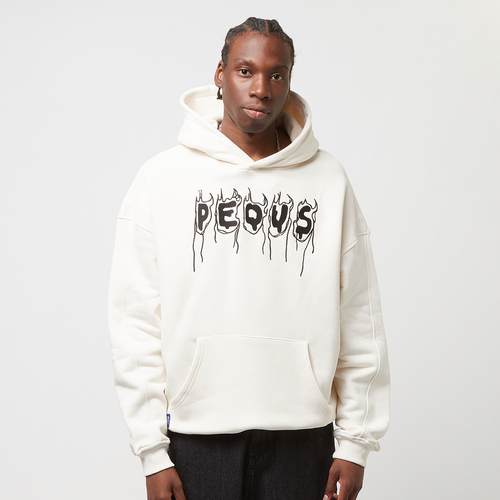 Destroyed Logo Patch Hoodie, , Apparel, star white, taille: S - Pequs - Modalova
