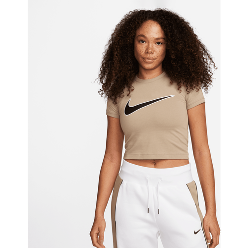 Sportswear Cropped T-Shirt, , Apparel, khaki/khaki, taille: XS - Nike - Modalova