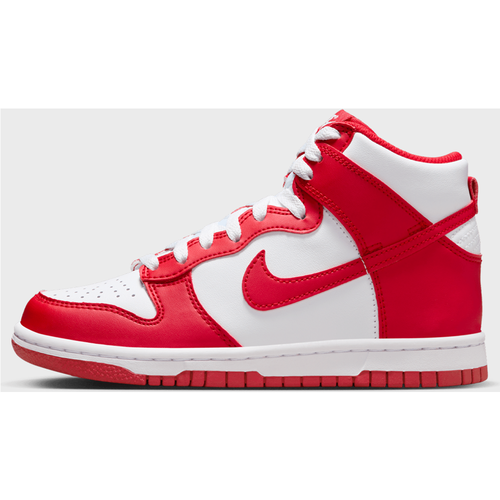 Dunk High (GS), , Footwear, white/university red, taille: 36 - Nike - Modalova