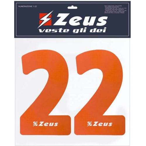 Kit de transfert des numéros de 1 à 22 23cm senior - Zeus - Modalova