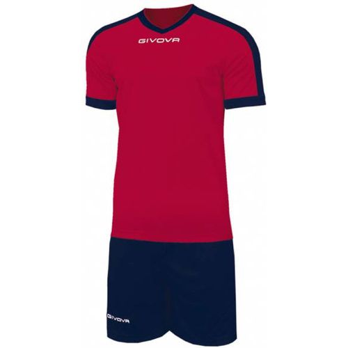 Kit Revolution Maillot de football avec Short rouge marine - Givova - Modalova