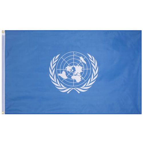 Nations Unies "Around the World" Drapeau 90x150cm - MUWO - Modalova