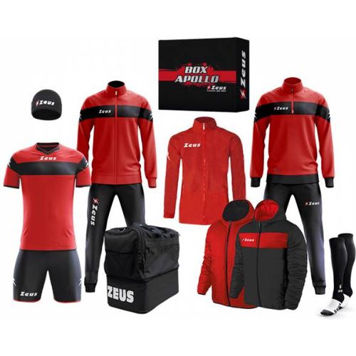 Apollo Ensemble de foot Vêtement d'équipe en coffret 12 pièces Rouge - Zeus - Modalova