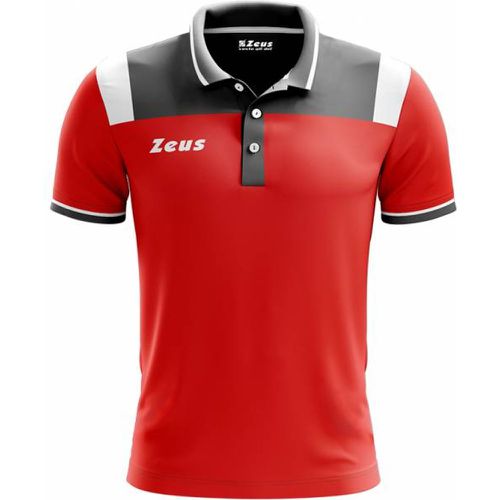 Zeus Vesuvio Hommes Polo rouge gris - Zeus - Modalova