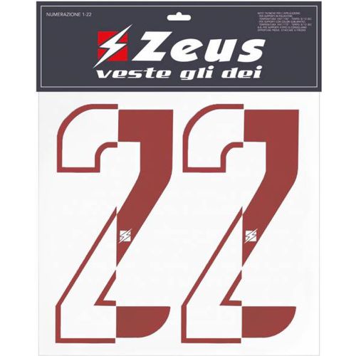 Kit de transfert des numéros de 1 à 22 10cm moitié - Zeus - Modalova