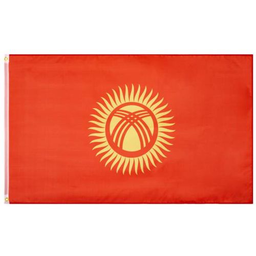 Kirghizistan / Kirghizie Drapeau "Nations Together" 90x150cm - MUWO - Modalova