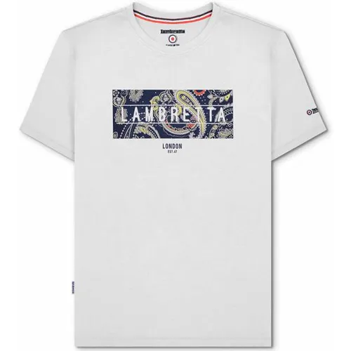 Paisley Box s T-shirt SS1015 - Lambretta - Modalova