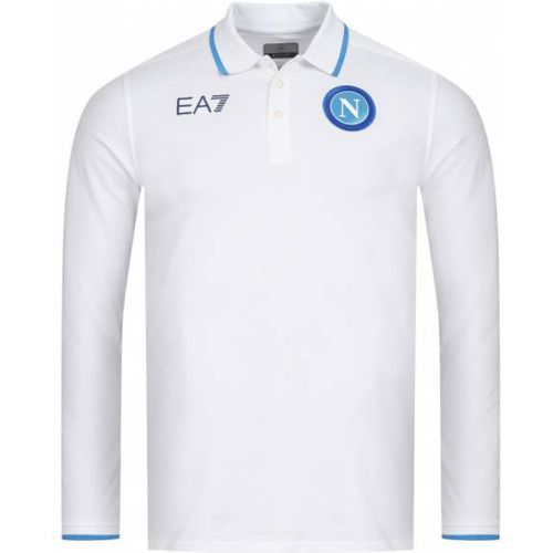 SSC Napoli EA7 s Polo à manches longues - Emporio Armani - Modalova