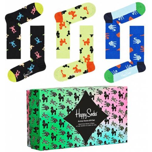 Animal Coffret cadeau Chaussettes 3 paires XMAL08-0200 - Happy Socks - Modalova