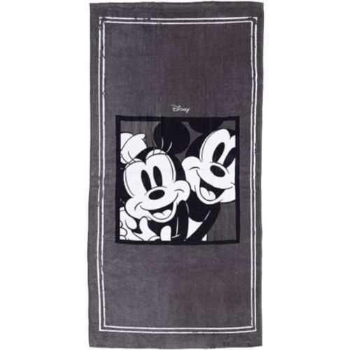 Mickey & Minnie Mouse Love Anthacite Serviette 70 x 140 cm TX0940 - Disney - Modalova