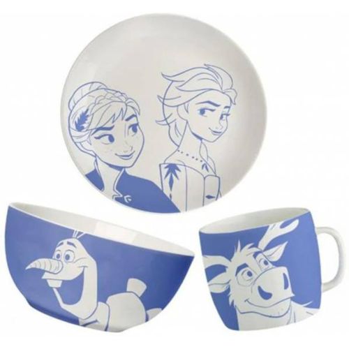 Frozen Vaisselle Ensemble 3 pièces en porcelaine DW0592 - Disney - Modalova