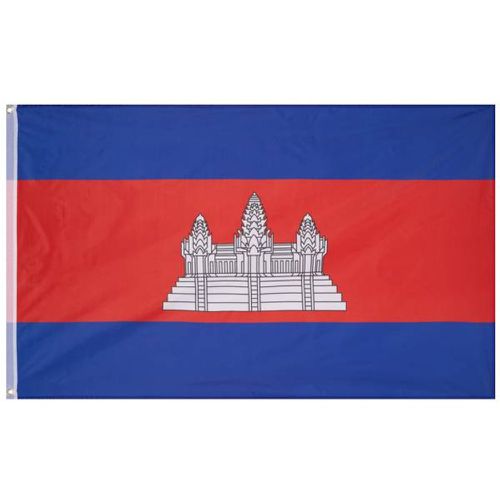 Cambodge "Nations Together" Drapeau 90x150cm - MUWO - Modalova