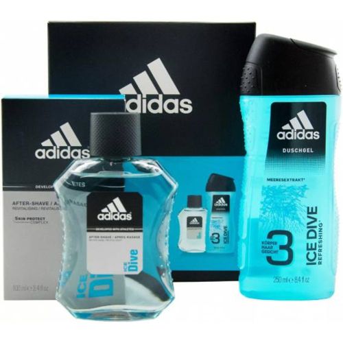 Ice Dive - gel douche 250 ml + après-rasage 100 ml 22885 - Adidas - Modalova