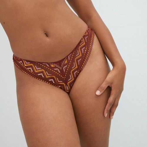 Tanga en dentelle graphique - XS - Undiz - Modalova