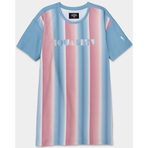 PRIDE Logo T-Shirt Dress pour Femme in Blue/Pink, Taille L - Ugg - Modalova