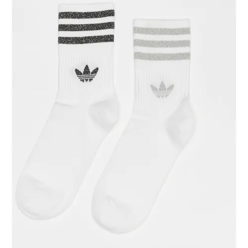 Glitter Crew Socks (2 Pack), , Chaussettes, en , taille: 34-36 - adidas Originals - Modalova