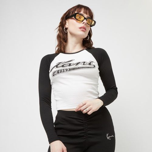 Varsity Crop Block Rib Longsleeve, , Apparel, en , taille: S - Karl Kani - Modalova