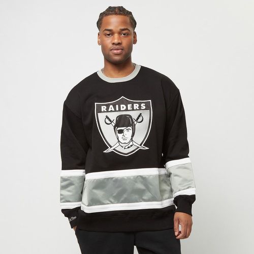 NFL Satin Insert Fleece Crew Oakland Raiders, , Apparel, en , taille: S - Mitchell & Ness - Modalova