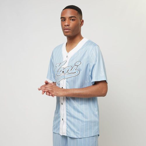 Varsity Logo Pinstripe Baseball Shirt, , Apparel, en , taille: S - Karl Kani - Modalova