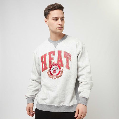 NBA Premium Fleece Crew Miami Heat, , Hoodies & Sweatshirts, en , taille: S - Mitchell & Ness - Modalova