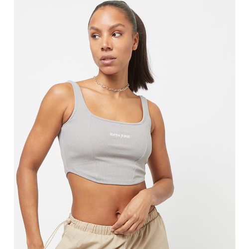 Square Neck Crop Tank Top, , Apparel, en , taille: XS - Sixth June - Modalova