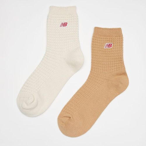 Waffle Knit Ankle Socks (2 Pack), , Accessoires, en , taille: 35-38 - New Balance - Modalova