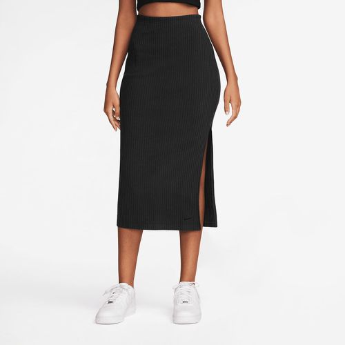 Sportswear Chill Knit Rib Mid Cut Skirt, , Robes & Jupes, en , taille: XS - Nike - Modalova