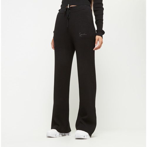 Small Signature Knit Wide Leg Pants, , Pantalons de survêtements, en , taille: S - Karl Kani - Modalova