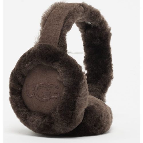 W SHEEPSKIN EMBROIDERY EARMUFF burnt cedar, , Bonnets, en , taille: ONE SIZE - Ugg - Modalova