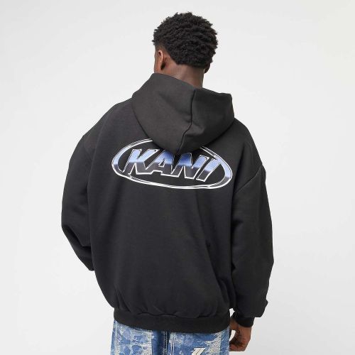 Woven Signature Chrome Zip Hoodie Homme Hoodies & Sweatshirts Taille S Vêtements - Karl Kani - Modalova