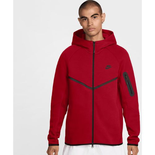 M NK TCH FLC FZ WR HOODIE gym red, black, , Survêtements, en , taille: S - Nike - Modalova