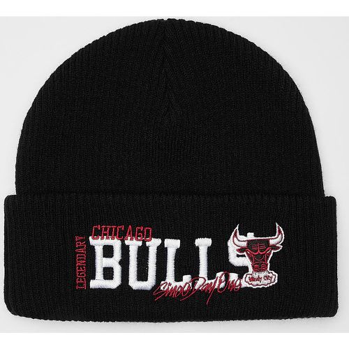 BILLBOARD KNIT HWC NBA Chicago Bulls black, , Accessoires, en , taille: ONE SIZE - Mitchell & Ness - Modalova