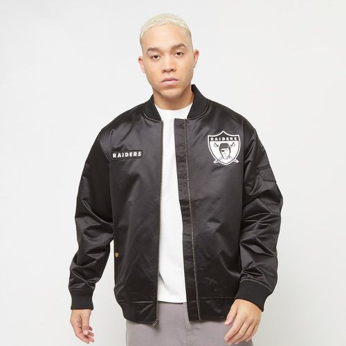 NFL OAKLAND RAIDERS NFL TEAM LEADER SATIN BOMBER black, , Bombers, en , taille: S - Mitchell & Ness - Modalova