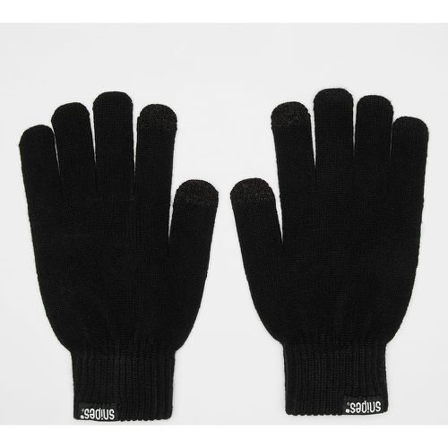 Woven Basic Logo Knitted Gloves black, , Accessoires, en , taille: XS/S - SNIPES - Modalova