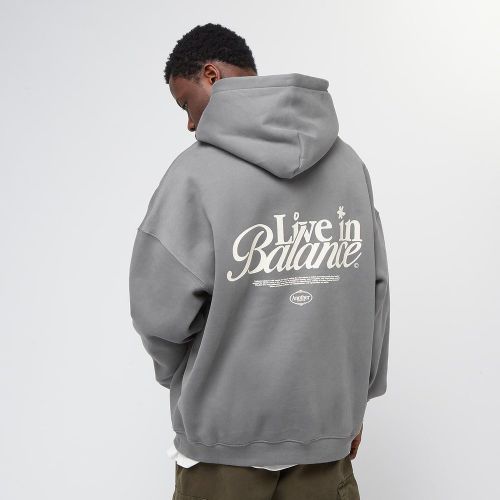 Live in Balance Heavy Oversized Hoodie Homme Hoodies & Sweatshirts Taille S Vêtements - Another Cotton Lab - Modalova