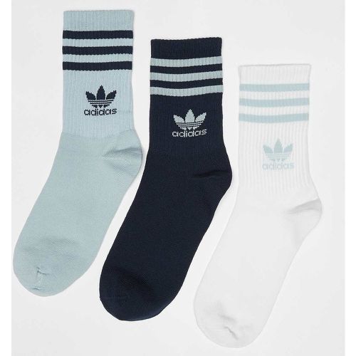 CREW SOCK 3STR wonder blue/night indigo/white, , Chaussettes, en , taille: 37-39 - adidas Originals - Modalova