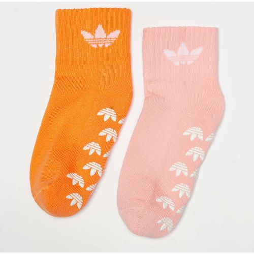 Chaussettes adicolor Trefoil Ankle Kids Antidérapant (2 Pack) Unisex Taille 22-24 Vêtements - adidas Originals - Modalova