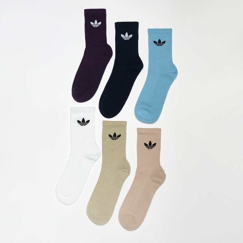 Trefoil Chaussettes Crew (6 Pack) Unisex Taille 37-39 Vêtements - adidas Originals - Modalova