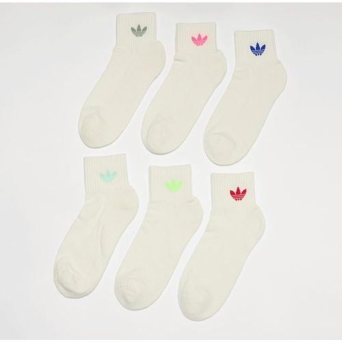 Chaussettes adicolor Trefoil Ankle Kids (6 Pack) Femme Taille 37-39 Vêtements - adidas Originals - Modalova